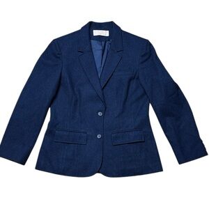Vintage Pendleton Women’s Navy Blue Blazer Small